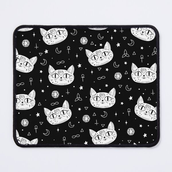 Item preview, Gothic cat pattern designed and sold by ValentinaHramov.