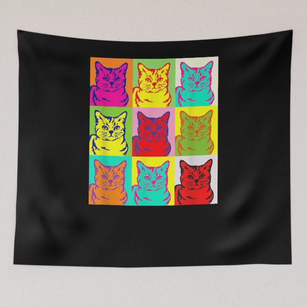 Item preview, Gato lindo para los amantes del gatito Arte colorido designed and sold by andrewbashfordb.