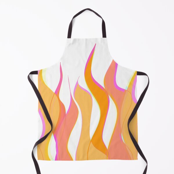 Item preview, Light Orange and Pink Tones Flames Pattern designed and sold by theprintedclub.