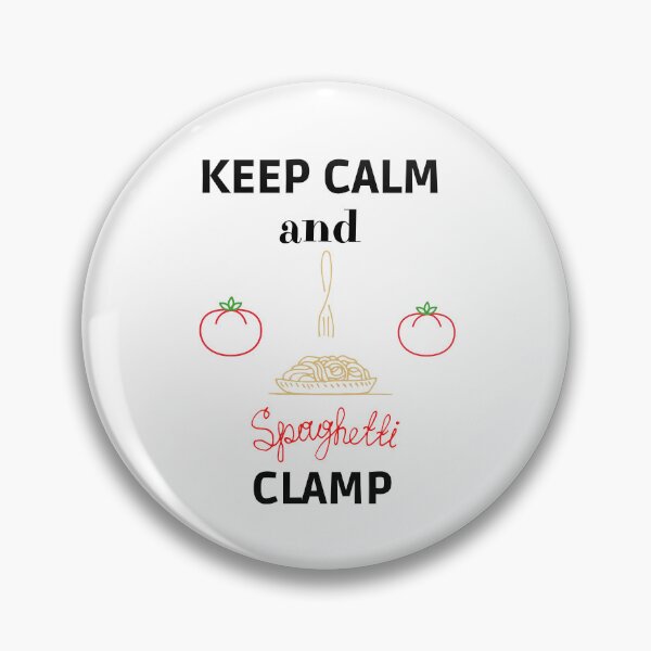 Item preview, Keep calm and spaghetti clamp designed and sold by Rubi16.