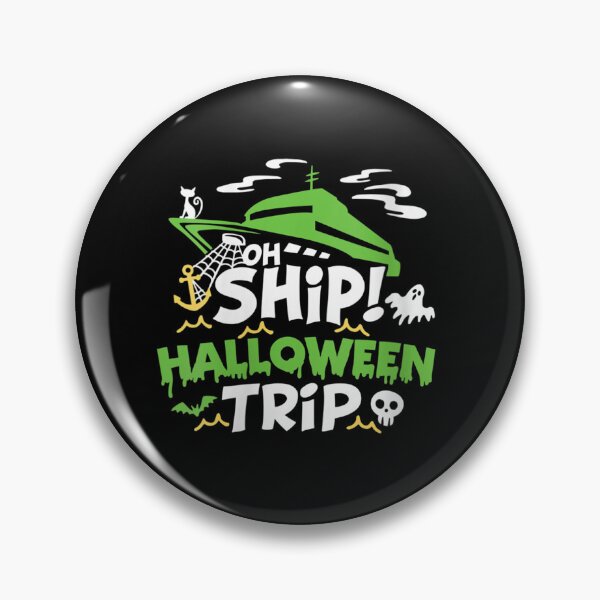 Item preview, Womens Oh Ship Halloween Trip - Halloween Cruise Oh Ship V-Neck designed and sold by ClairLuther571.
