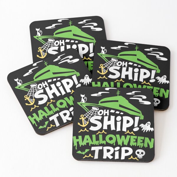 Item preview, Womens Oh Ship Halloween Trip - Halloween Cruise Oh Ship V-Neck designed and sold by ClairLuther571.