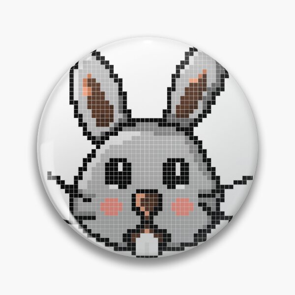 Item preview, Rabbit pixel art designed and sold by Radelss.