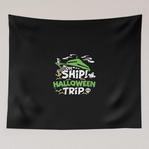 Item preview, Womens Oh Ship Halloween Trip - Halloween Cruise Oh Ship V-Neck designed and sold by ClairLuther571.