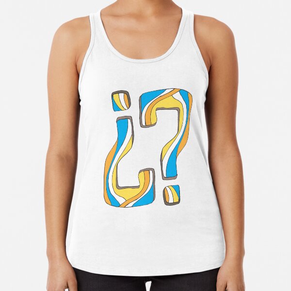 Did I say something funny? Racerback Tank Top