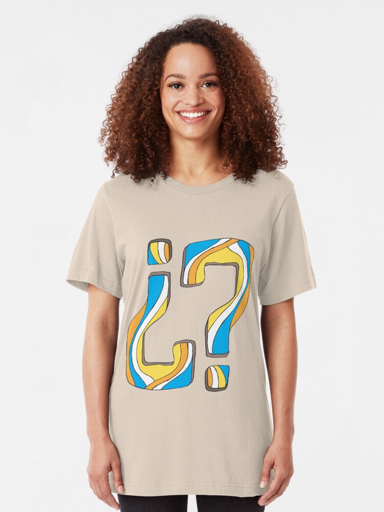 Alternate view of Did I say something funny? Slim Fit T-Shirt