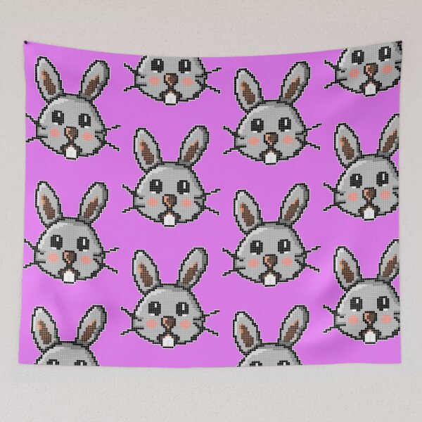 Item preview, Rabbit pixel art designed and sold by Radelss.
