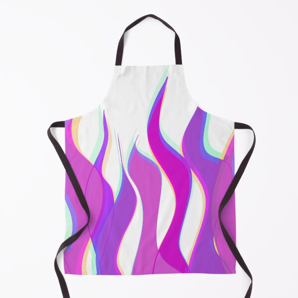 Item preview, Purple Multicolor Flames Pattern designed and sold by theprintedclub.