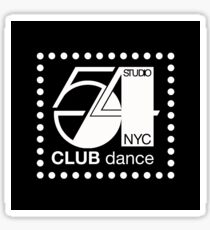 Studio 54 Club Dance NYC Sticker