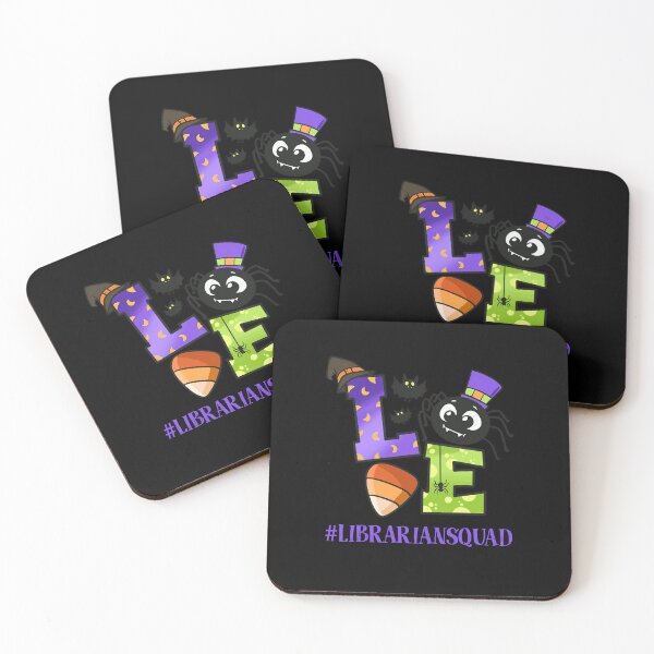 Item preview, Love Librarian squad book lover funny reading humor horror designed and sold by beckadamr.