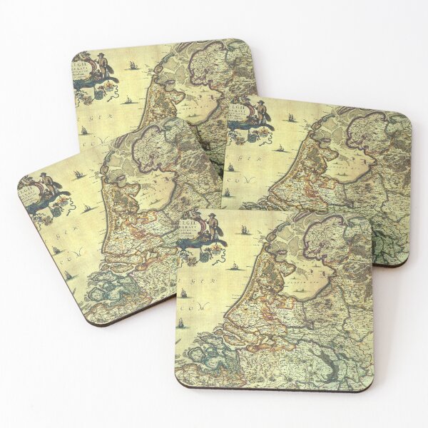 Item preview, Map of The Netherlands, 1658 designed and sold by MUZA9.