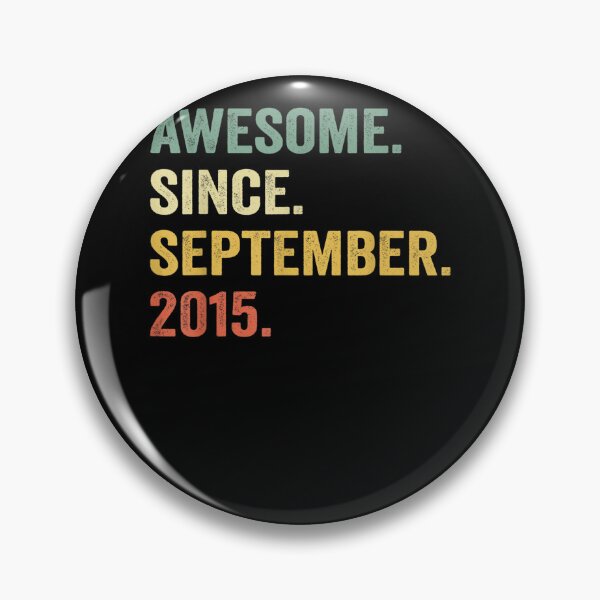 Item preview, 7 Years Old Gifts 7th Birthday Awesome Since September 2015  designed and sold by andrewbashfordb.