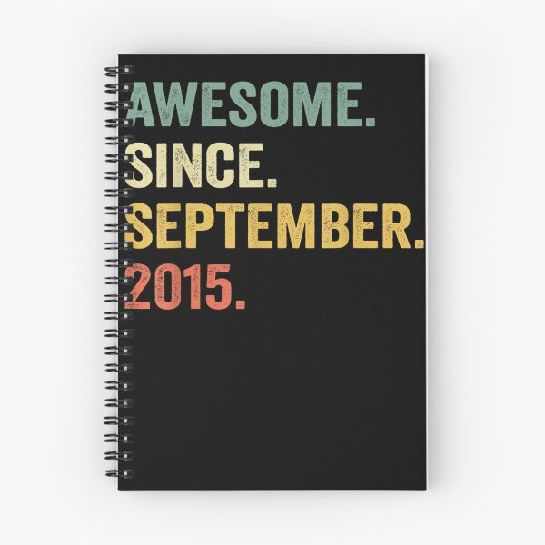 Item preview, 7 Years Old Gifts 7th Birthday Awesome Since September 2015  designed and sold by andrewbashfordb.