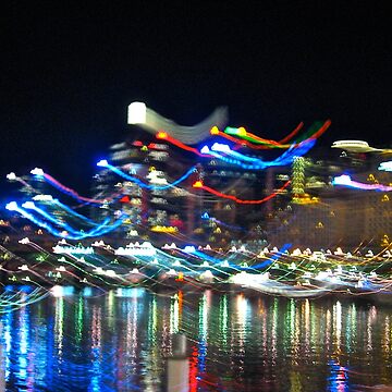 Artwork thumbnail, Darling Harbour in Motion by Jen Waltmon
