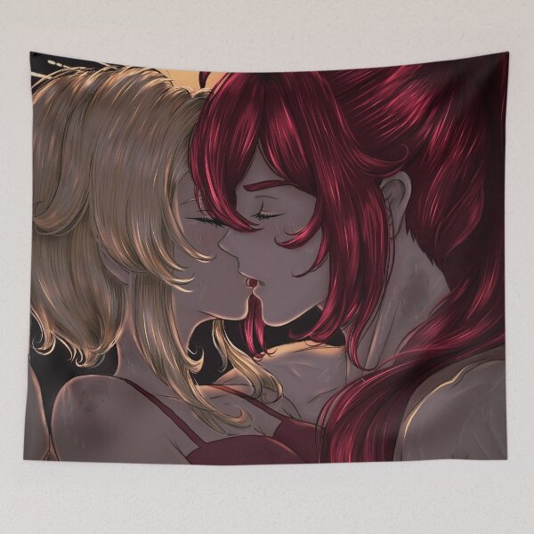 Item preview, Lumine and Diluc - Genshin Impact designed and sold by Katzui.