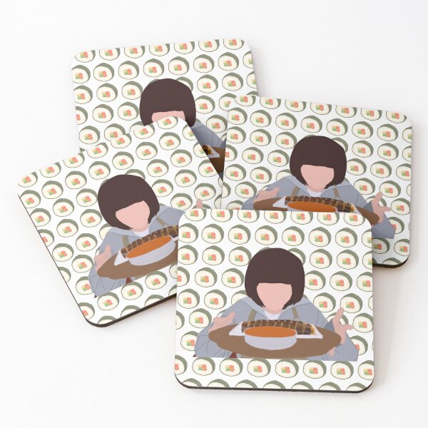 Item preview, Woo Yong Woo & rice rolls background designed and sold by paintingtour.