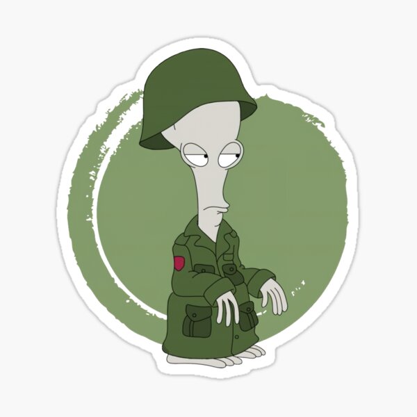 Item preview, Green American Dad Roger designed and sold by AmyRoberts123.