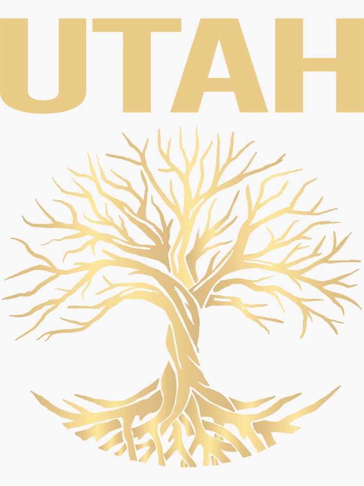 "Tree Of Life Utah" Sticker for Sale by FlakyPhi Redbubble