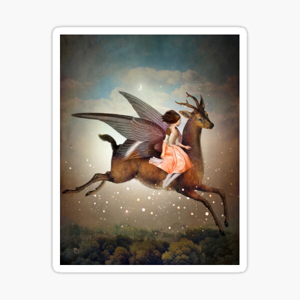 "The Night Is Still Young" Sticker for Sale by ChristianSchloe | Redbubble