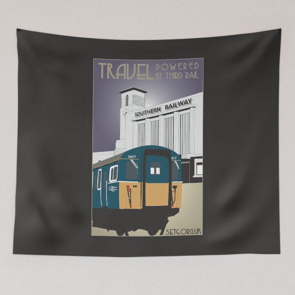 Item preview, SETG Art Deco Style Poster designed and sold by traincrewdesign.