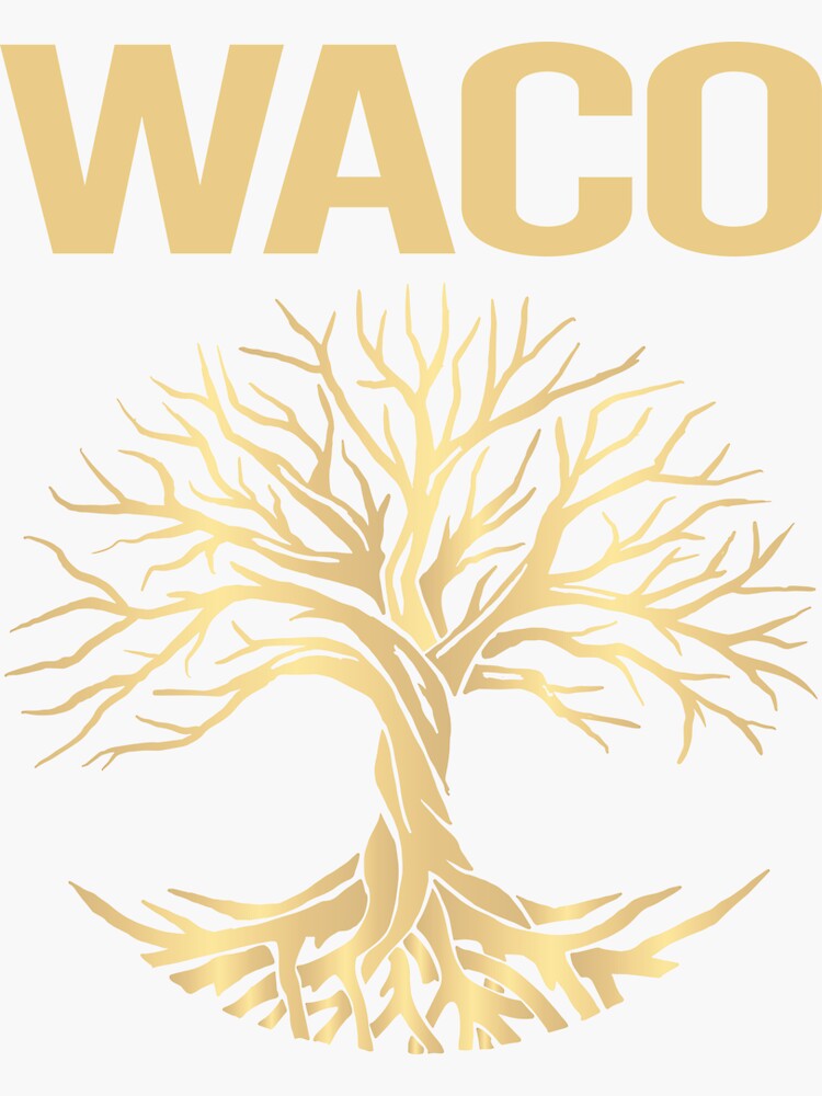 "Tree Of Life Waco" Sticker for Sale by FlakyPhi Redbubble