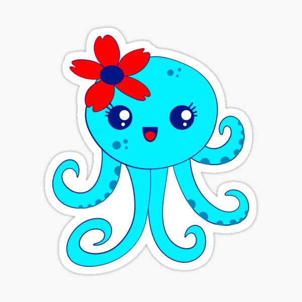 Pegatinas: Pulpo Animados Dulce | Redbubble Pegatinas: Pulpo Animados Dulce | Redbubble