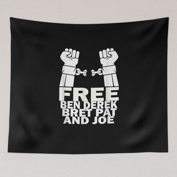 Item preview, Free Ben, Derek, Bret, Pat, and Joe designed and sold by bilal233.