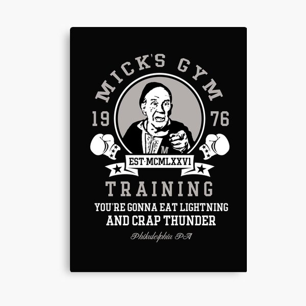 Micks Fitnessstudio Leinwanddruck