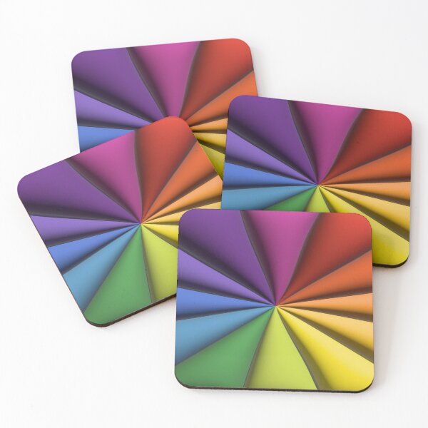 Item preview, 3D Colorful Converging Rays Rainbow designed and sold by Anna Lemos.