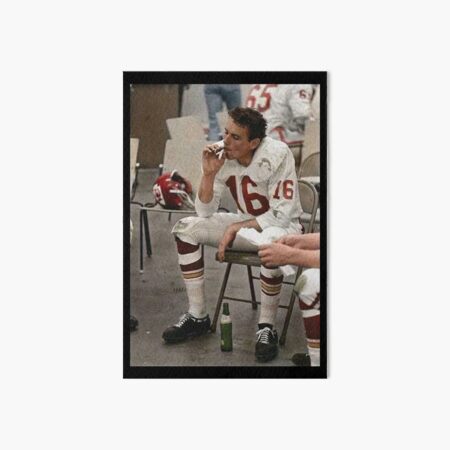 “len dawson with cigarette” Art Board Print for Sale by fleyakadimun