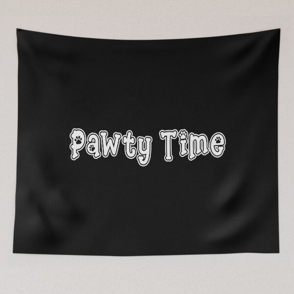 Item preview, Funny Dog,Funny Cat, Pawty Time Dog, Cat lovers, Dog Lovers designed and sold by MAZARDA.
