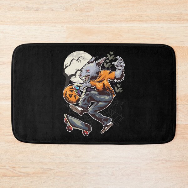 Item preview, Halloween Lychan Trick Or Treat Party Skateboarding Werewolf designed and sold by Andy8891.