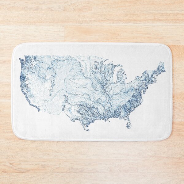 Item preview, US rivers designed and sold by Karol Majewski.