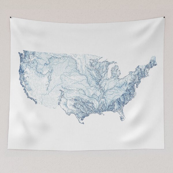 Item preview, US rivers designed and sold by Karol Majewski.
