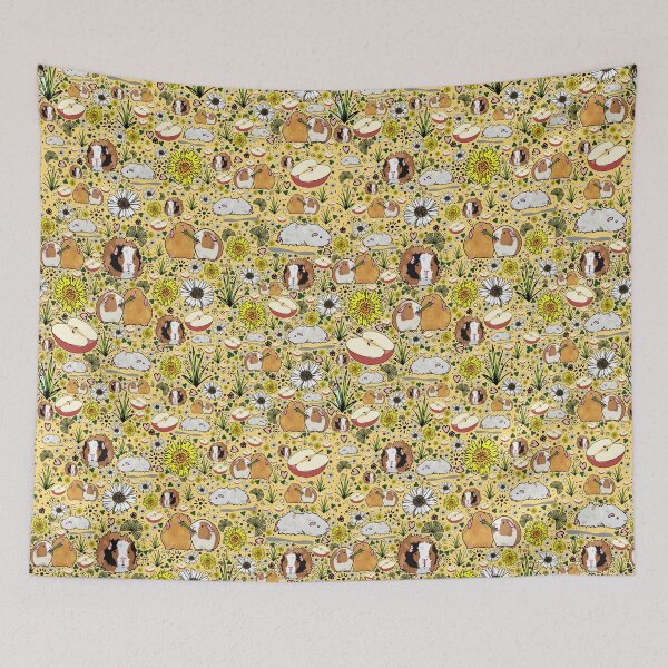 Item preview, Guinea Pigs in Yellow designed and sold by Nemki.