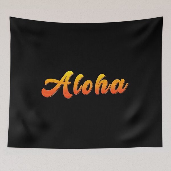 Item preview, Aloha Flowers Hawaiian Funny vintage Hawaii Beach designed and sold by teesBYAlioui.