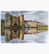 Tonbridge Castle Reflections 2 Poster