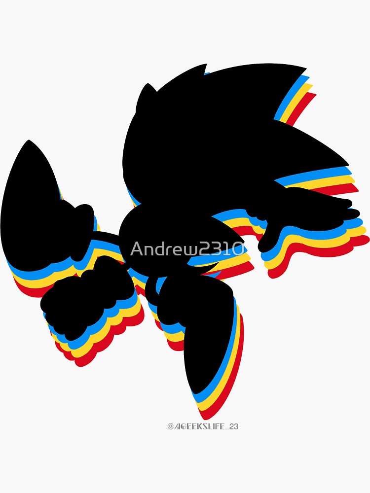 Sonic the Hedgehog multi coloured | Sticker