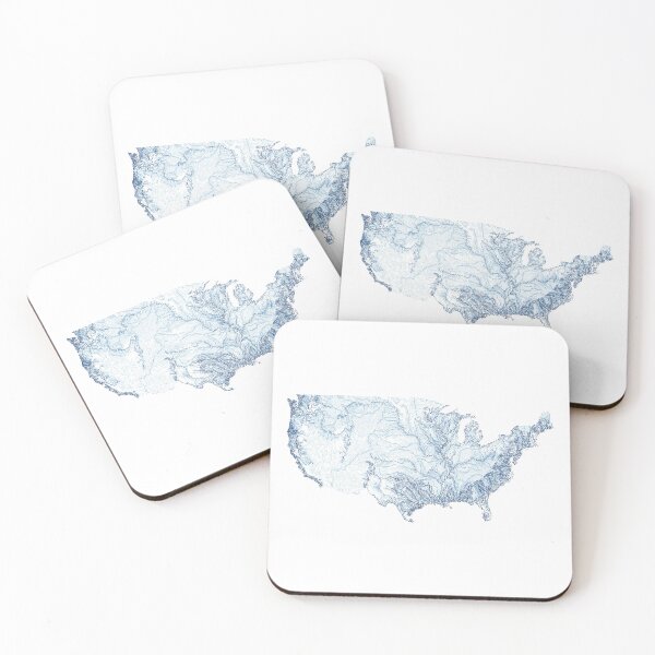 Item preview, US rivers designed and sold by Karol Majewski.