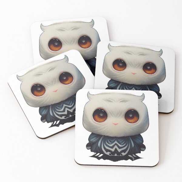 Item preview, cute snowy white owl animal designed and sold by ShopThousand.