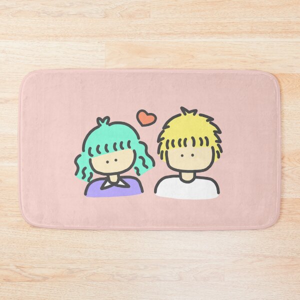 Item preview, Retro Pop Cute Kawaii Couple Japanese Boy & Girl Anime 70s 80s 90s Art designed and sold by Marinaaa010.