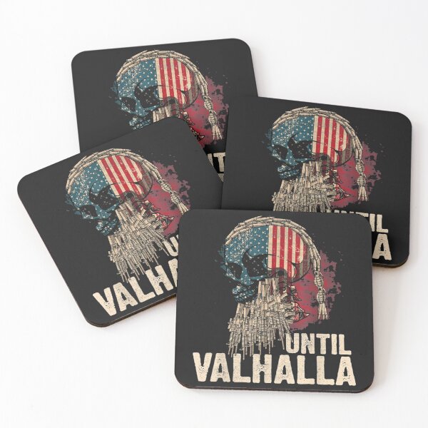 Item preview, Until Valhalla Viking US Flag designed and sold by thanguy252.