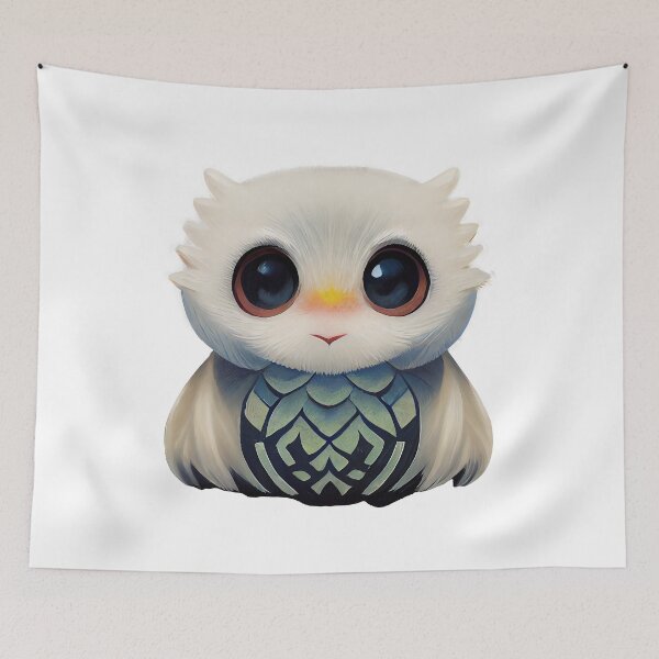 Item preview, cute snowy white owl animal 2 designed and sold by ShopThousand.