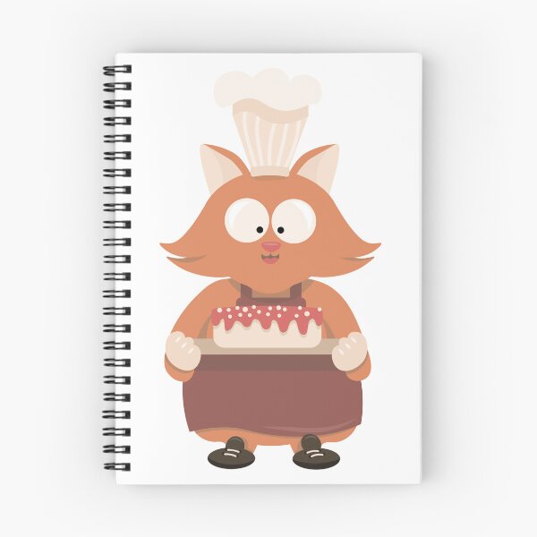 Item preview, A cute cat in an apron made a cake designed and sold by Art-of-Rory.
