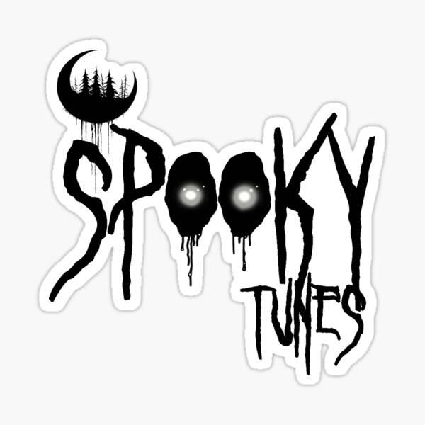 Spookytunes logo Sticker