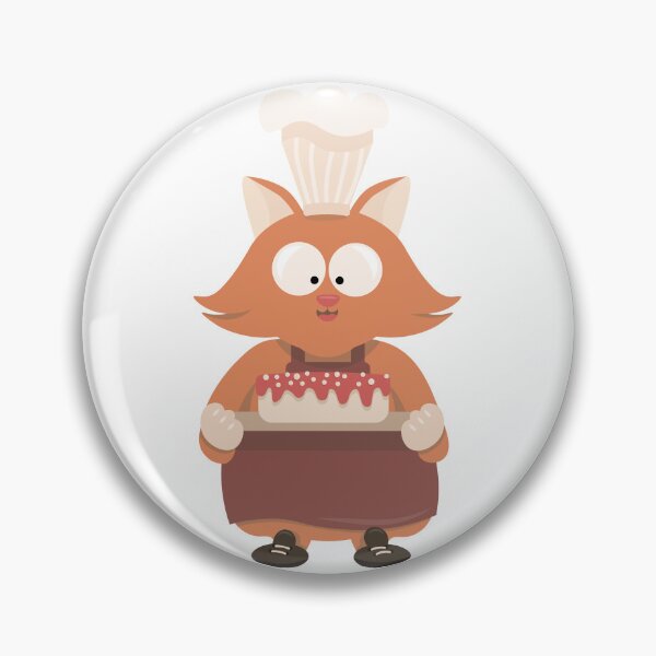 Item preview, A cute cat in an apron made a cake designed and sold by Art-of-Rory.