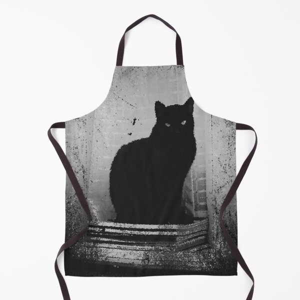 Item preview, Black Cat on a Pedestal designed and sold by TotallyRetroArt.