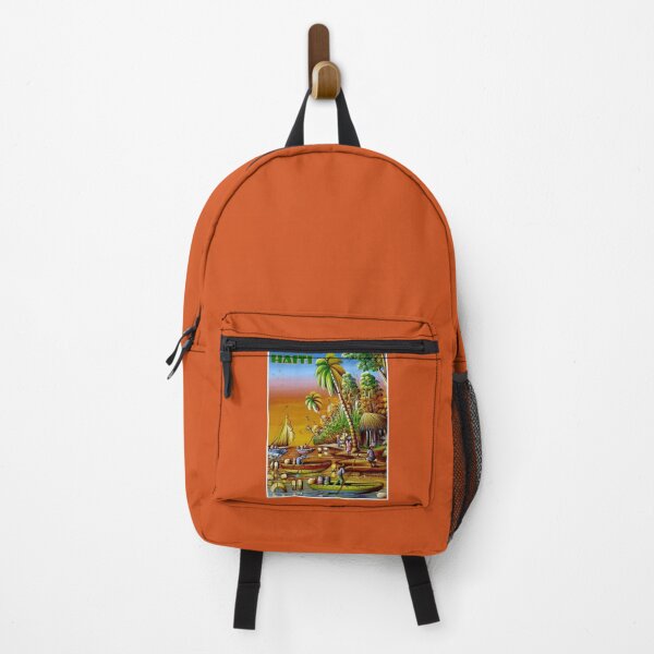 Item preview,  HAITI : Vintage Work Boats Travel and Tourism Advertising Poster designed and sold by posterbobs.