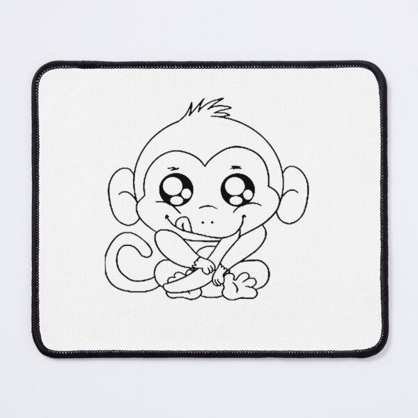 Item preview, cute monkey designed and sold by Akondi Serge.