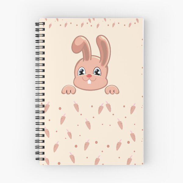 Item preview,  Cute pink  bunny rabbit looking for carrots   designed and sold by Lowrain Nabih.